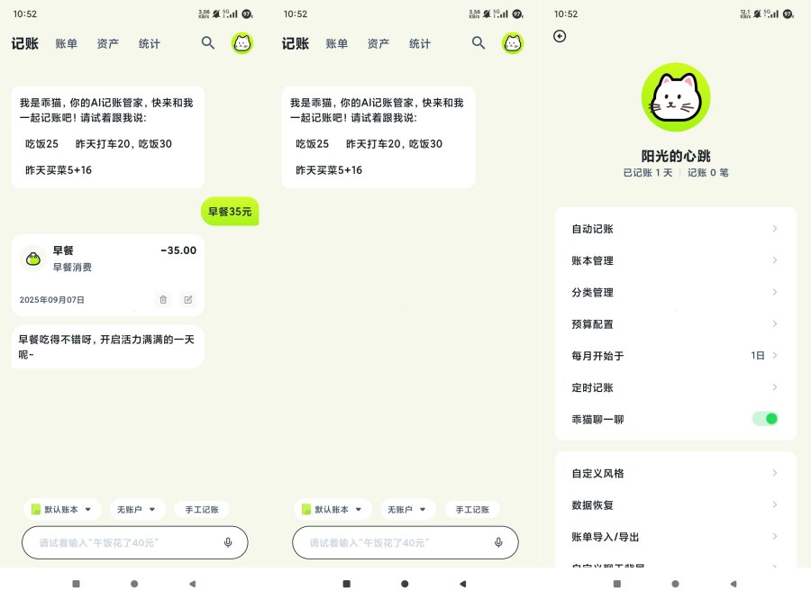 乖猫记账2.2.1AI自动记账高级版最好用记账助手|宝藏资源网