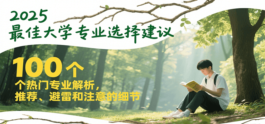 2025最佳大学专业选择建议，100个热门专业解析，推荐、避雷和注意的细节|宝藏资源网