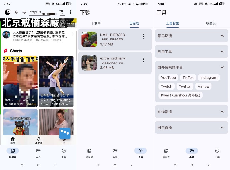 国际视频下载器VidSnap网页视频下载支持国际抖音等等|宝藏资源网