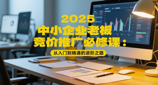 2025中小企业老板竞价推广必修课:从入门到精通的进阶之路|宝藏资源网