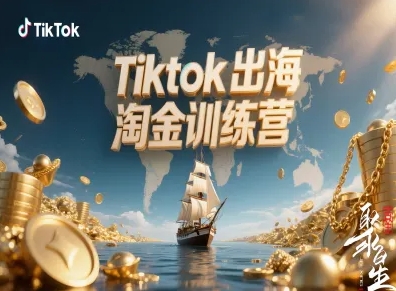 Tiktok出海淘金训练营,跨境电商TK实战变现|宝藏资源网