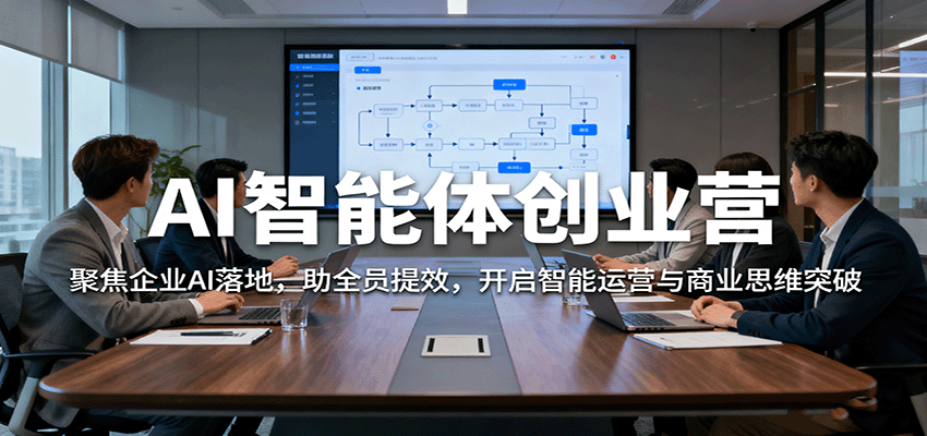 AI智能体创业营：聚焦企业AI落地，助全员提效，开启智能运营与商业思维突破|宝藏资源网