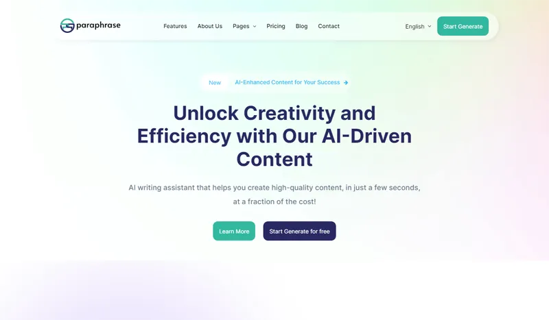 Bootstrap响应式AI写作助手官网源码 Bootstrap响应式AI写作助手官网源码