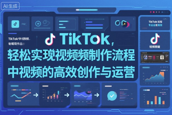 TikTok中视频制做流程，轻松实现Tk中视频的高效创作与运营|宝藏资源网